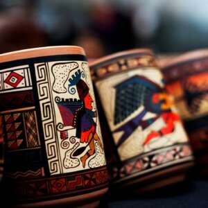 cups, hand painted, decorative