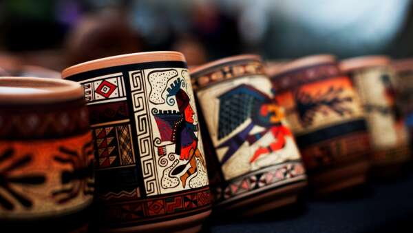 cups, hand painted, decorative